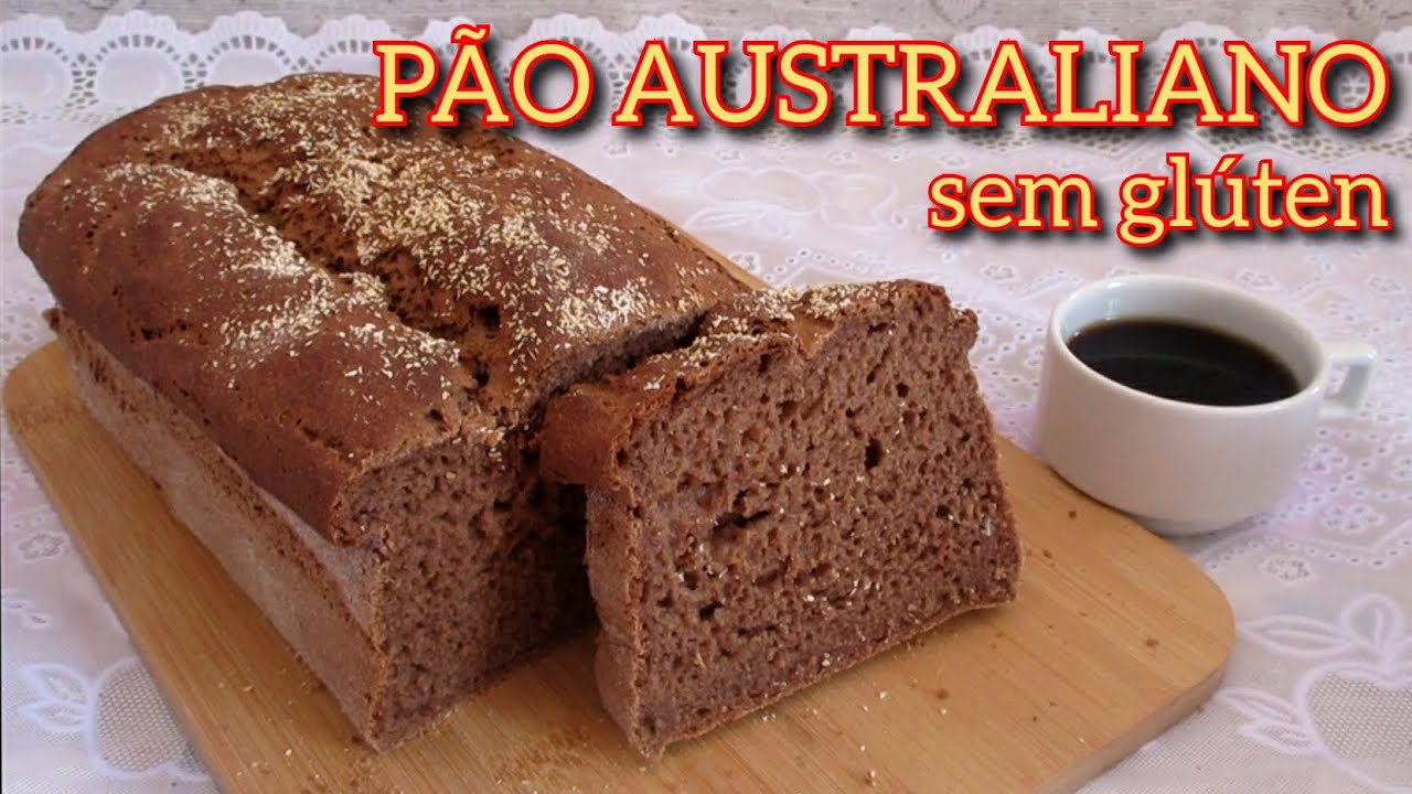 PÃO AUSTRALIANO SEM GLÚTEN SEM LACTOSE (conhecido como pão Outback)