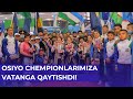 Osiyo chempionatida tarixiy natija qayd etgan dzyudochilarimiz Vatanga qaytishdi!