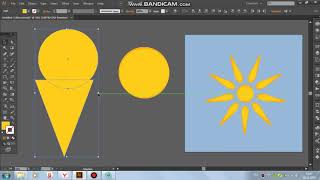 Как нарисовать солнышко в программе Adobe Illustrator screenshot 3