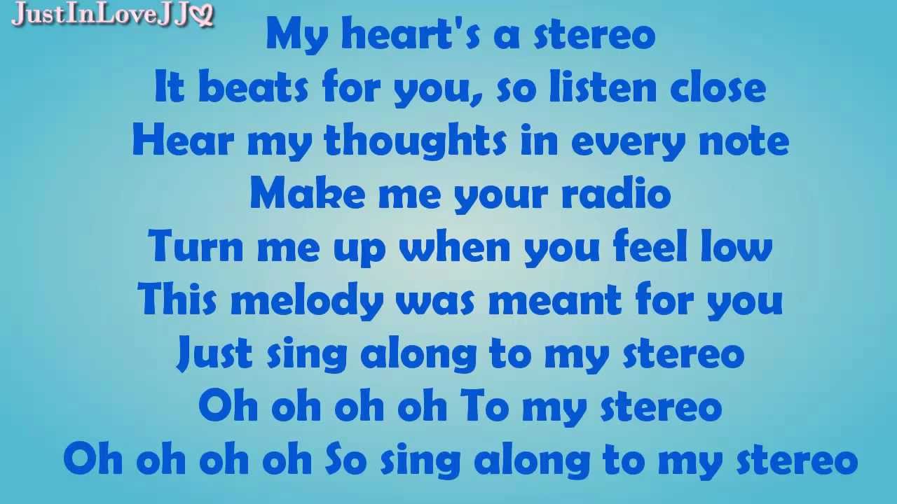 Перевод песни hear. Stereo Hearts текст. My Heart stereo текст. Стерео Харт текст. Stereo Hearts перевод.