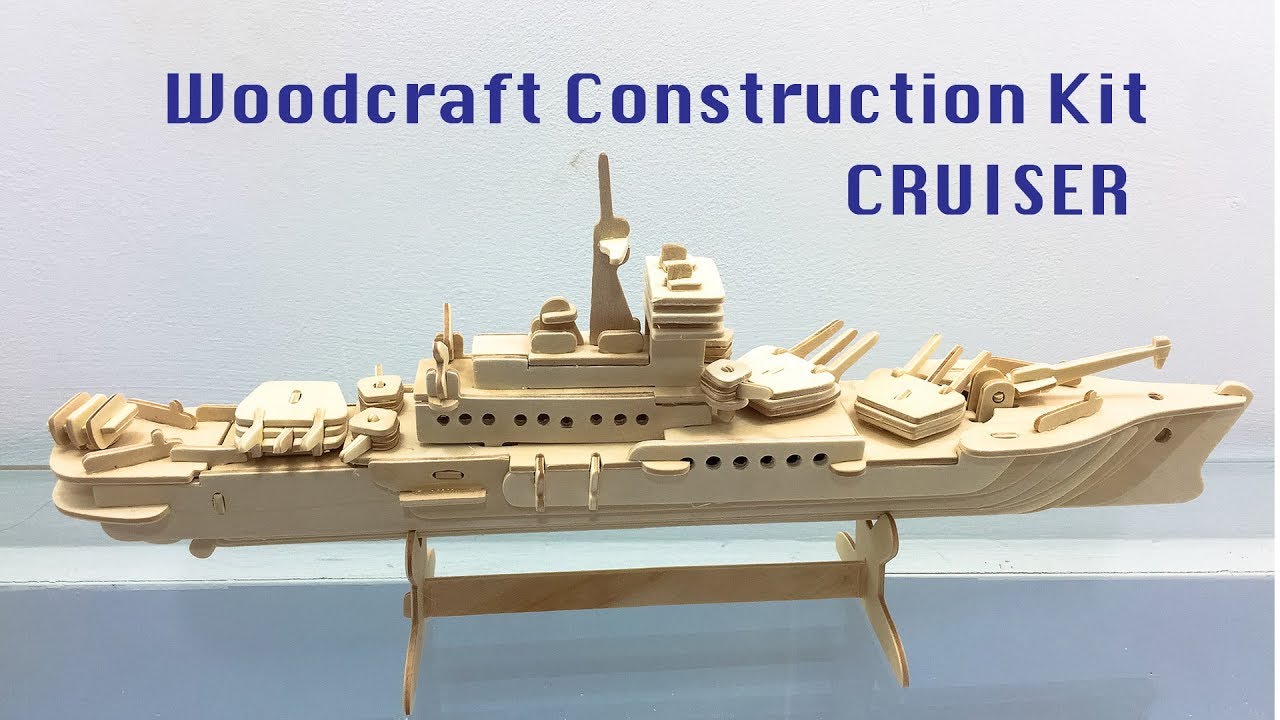 Run Truck Wooden Model Construction Kit 3D Woodcraft by YongModeler 