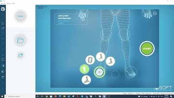 Plantar surface scan with MSoft and the EinScan H scanner