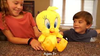 Looney Tunes Tweetin' Tweety 80th Anniversary Plush on QVC screenshot 2
