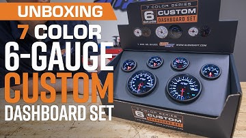 GlowShift | Unboxing Our 7 Color Series 6 Gauge Custom Dashboard Set