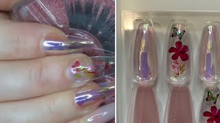 Kiss Nails Translucent Nails Long Nails Long Nails Trendy