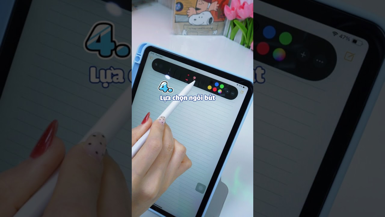 Tips hay khi sử dụng bút trên iPad