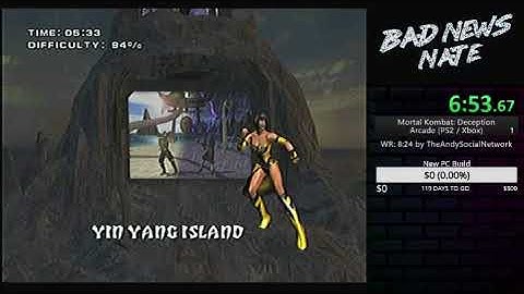 MK: Deception Arcade Speedrun in 9:12 IGT (11:23 Real Time)