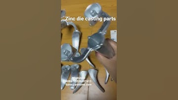 next video we’ll show you these hot chamber zinc die casting parts after chrome coating #HPDC