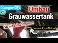 Grauwassertank - So kanns nicht bleiben! Das muss ich umbauen! Roller Team Kronos 283 TL