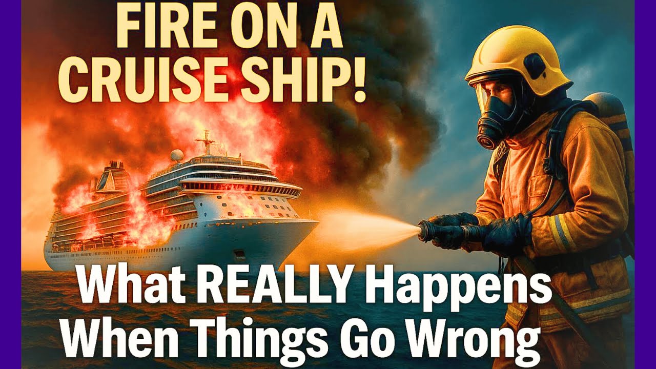 Fire on board the ship — do you know what to do to survive? - YouTube