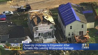 Cleanup Underaway In Edgewater After Tornado Hits Leaving Widespread Damage