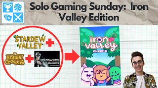 Animal Crossing + Ironsworn = Iron Valley [Solo Gaming Sunday]