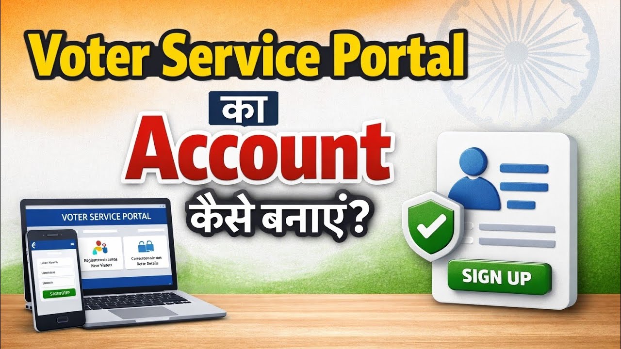 Voter Service Portal Login & Account Create Kaise Kare | Step by Step