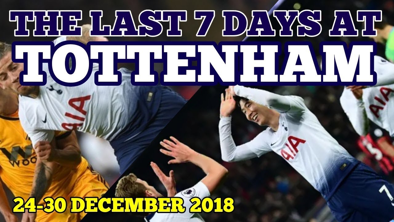 THE LAST 7 DAYS AT TOTTENHAM: 5 on Boxing Day, Kane's MBE, Eriksen’s 250th: 24-30 December 2018
