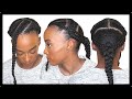 BRAIDED PONYTAIL TUTORIAL : Braided Ponytail Tutorial on Natural Hair | Kia Rene