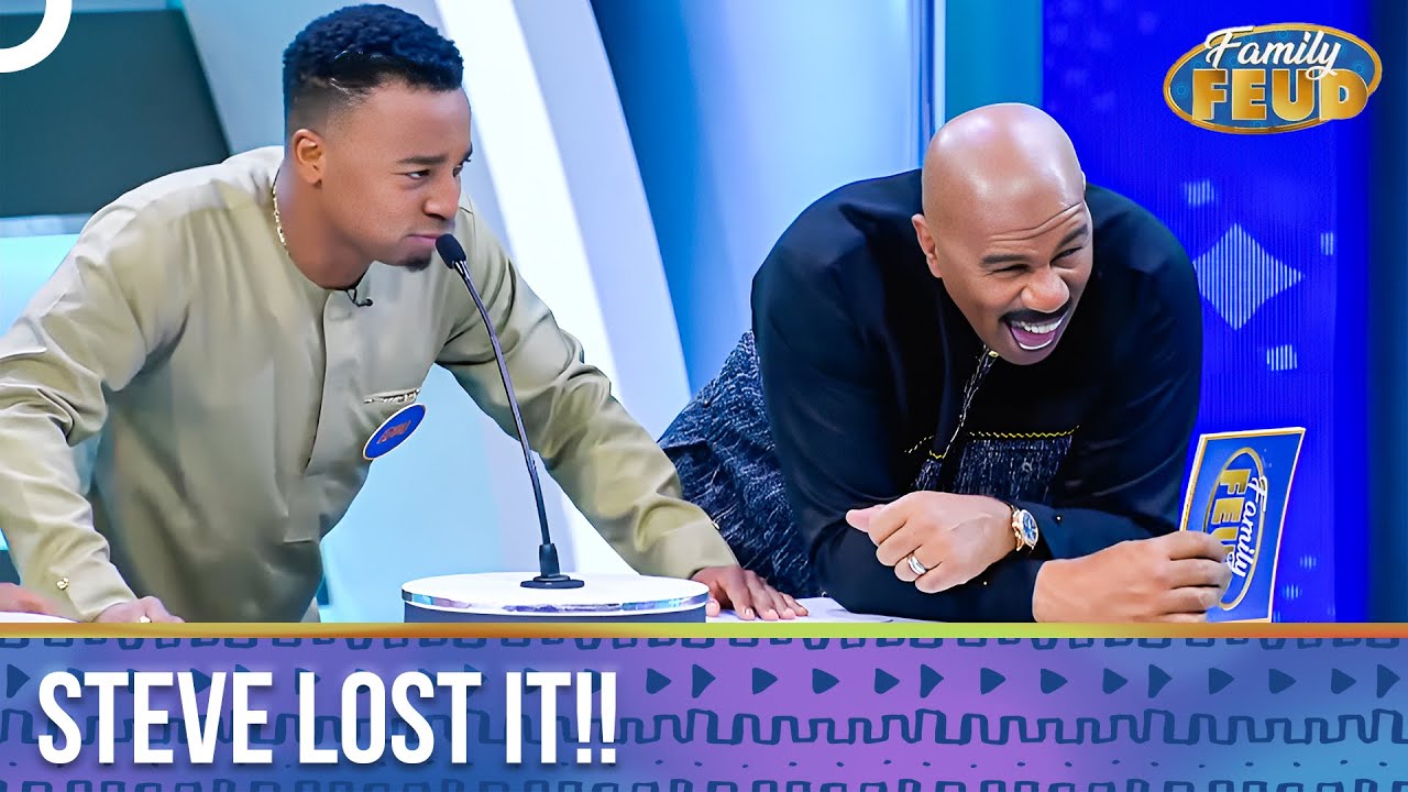 The Animal Sounds Crack Steve Up! | Family Feud