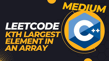 LeetCode - Kth Largest Element in an Array - C++ Coding Interview