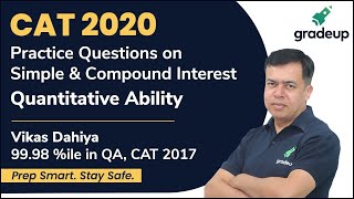 Practice Questions on Simple & Compound Interest for CAT 2020 | Quantitative Ability | Gradeup