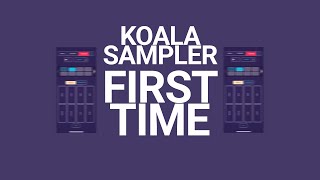 Koala Sampler App - First Time, First Beat