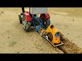 Powerful machine  paver water draining machine  tractor and power full machine