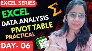 Day 6: Excel Full Course for Beginners | Master Excel Data Analysis (Pivot Table + Slicer)
