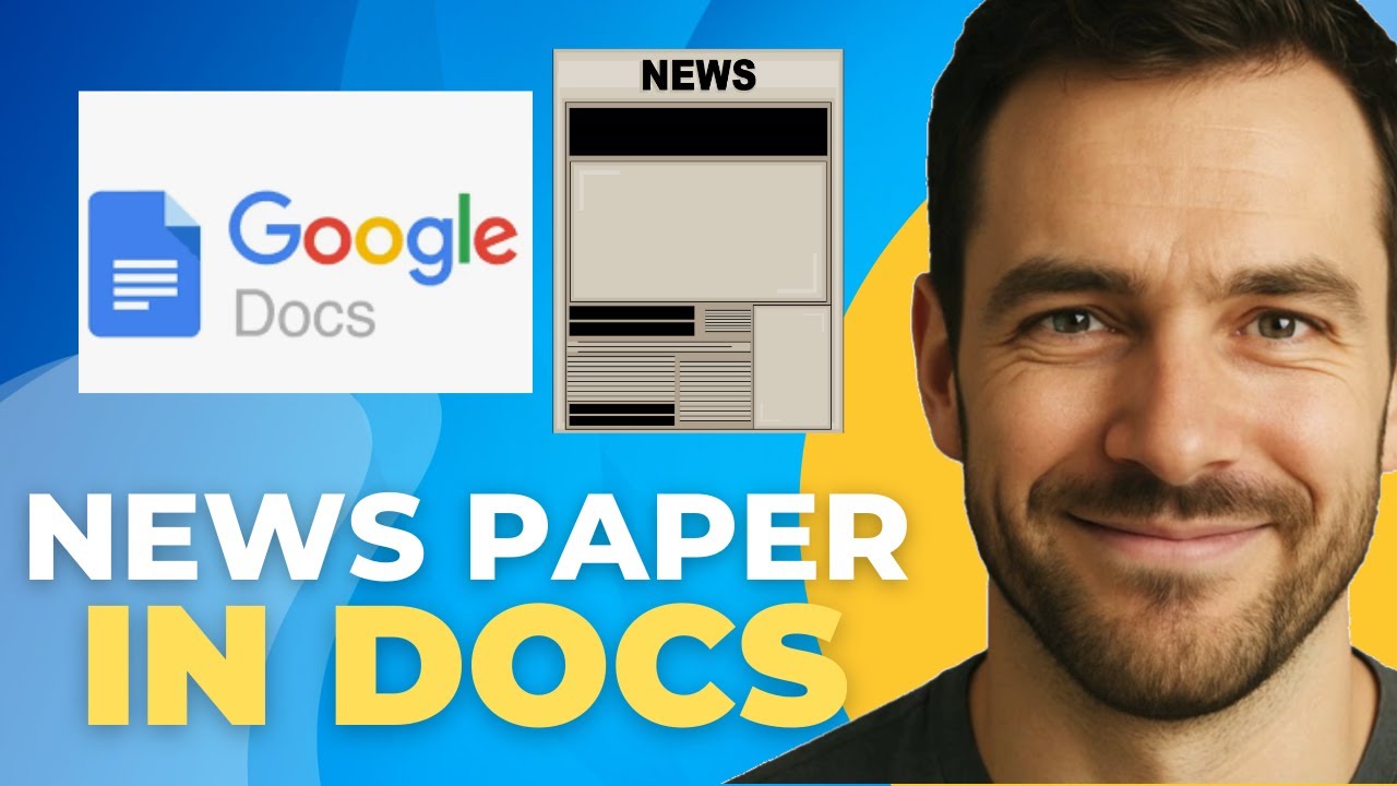 How to Make a Newspaper on Google Docs Editable Newspaper Template ...