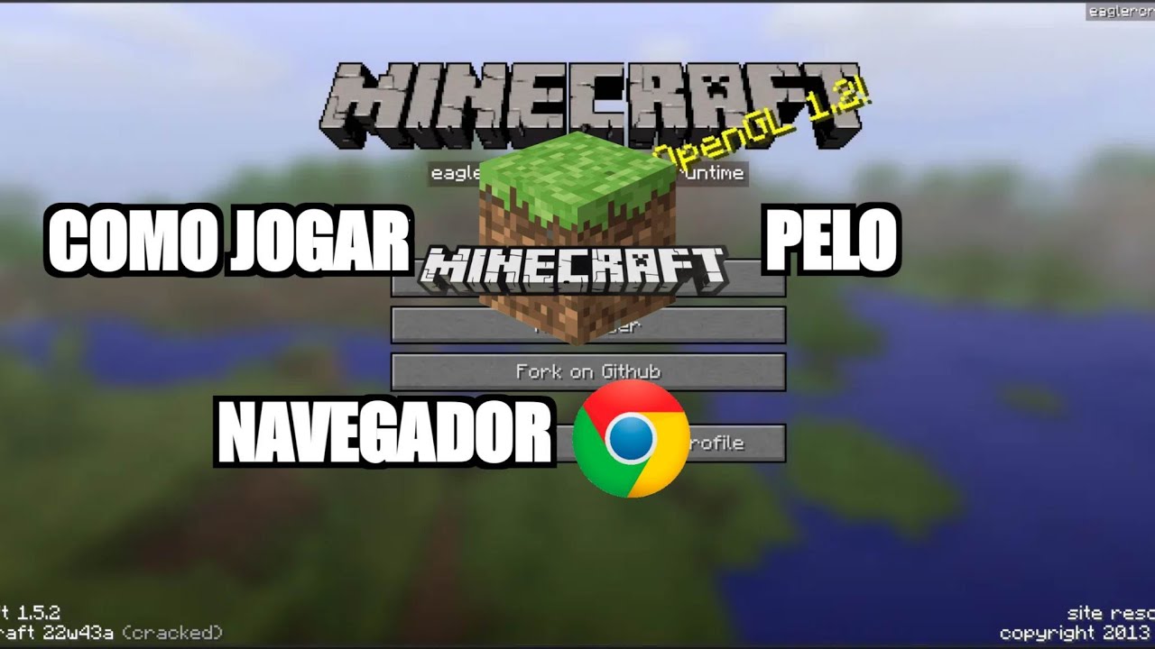 COMO JOGAR O MINECRAFT DE NAVEGADOR!!! ATUALIZADO 2023 