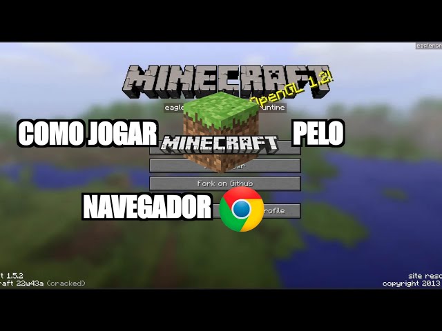 COMO JOGAR O MINECRAFT DE NAVEGADOR!!! ATUALIZADO