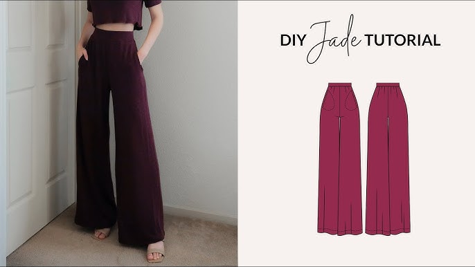 Sewing Wide Leg Pants Using a PATTERN?! 