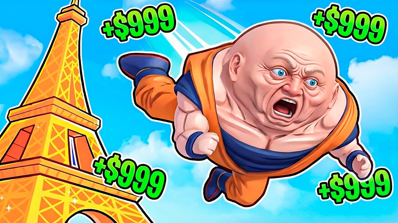 Me pagan MILLONES por tirarme de esta torre en ROBLOX