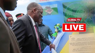 #LIVE: RAIS MAGUFULI ALIVYOWEKA JIWE LA MSINGI UJENZI WA BARABARA DODOMA...