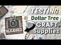 Testing NEW Dollar Tree Craft Suppplies + DIY | DIY Dollar Tree Home Decor | Krafts by Katelyn