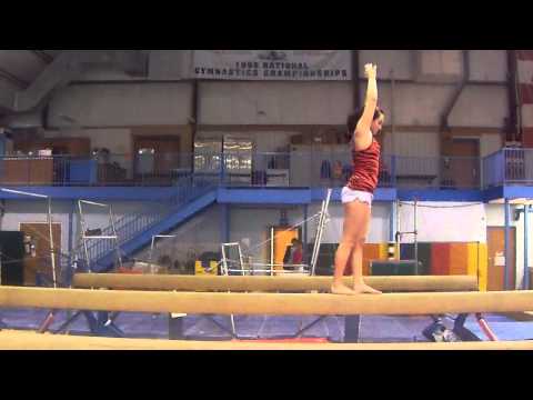 My First Standing Tuck On High Beam