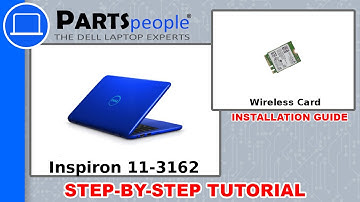 Dell Inspiron 11-3162 (P24T001) Wireless WLAN Card How-To Video Tutorial