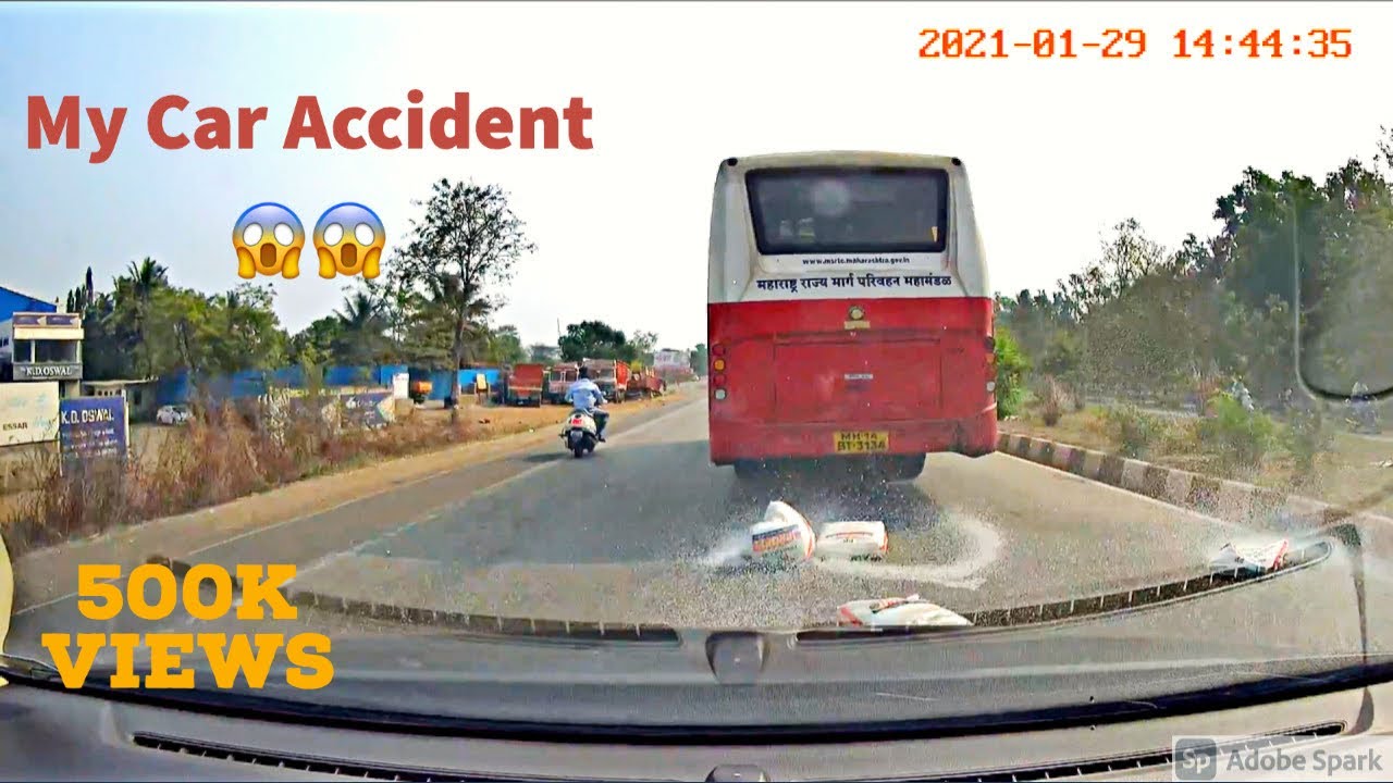 My Car Accident Caught on the Dash Cam 😱😱😱🤬🤬. Dash Cam INDIA YouTube