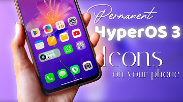 Permanent HyperOS 3 Icons 😍 For Any Xiaomi, Redmi, POCO Devices 🔥