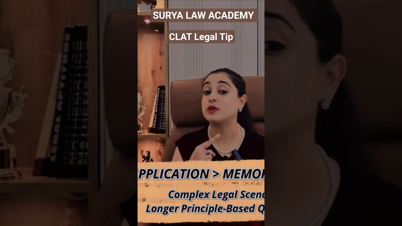 CLAT Legal Tip: Don’t study law… study logic behind the law. Most Important Legal Current Affairs