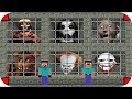 2 NOOB ENCERRARON A LOS CREEPYPASTA EN LA PRISIÓN!? MINECRAFT TROLL