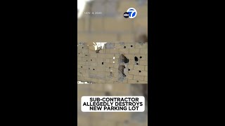Payment dispute leads to torn up parking lot in OC