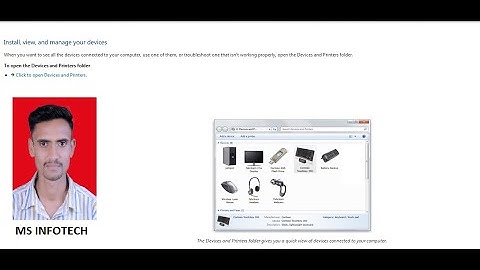 how to cannect network printer & install printer in windows 7 in