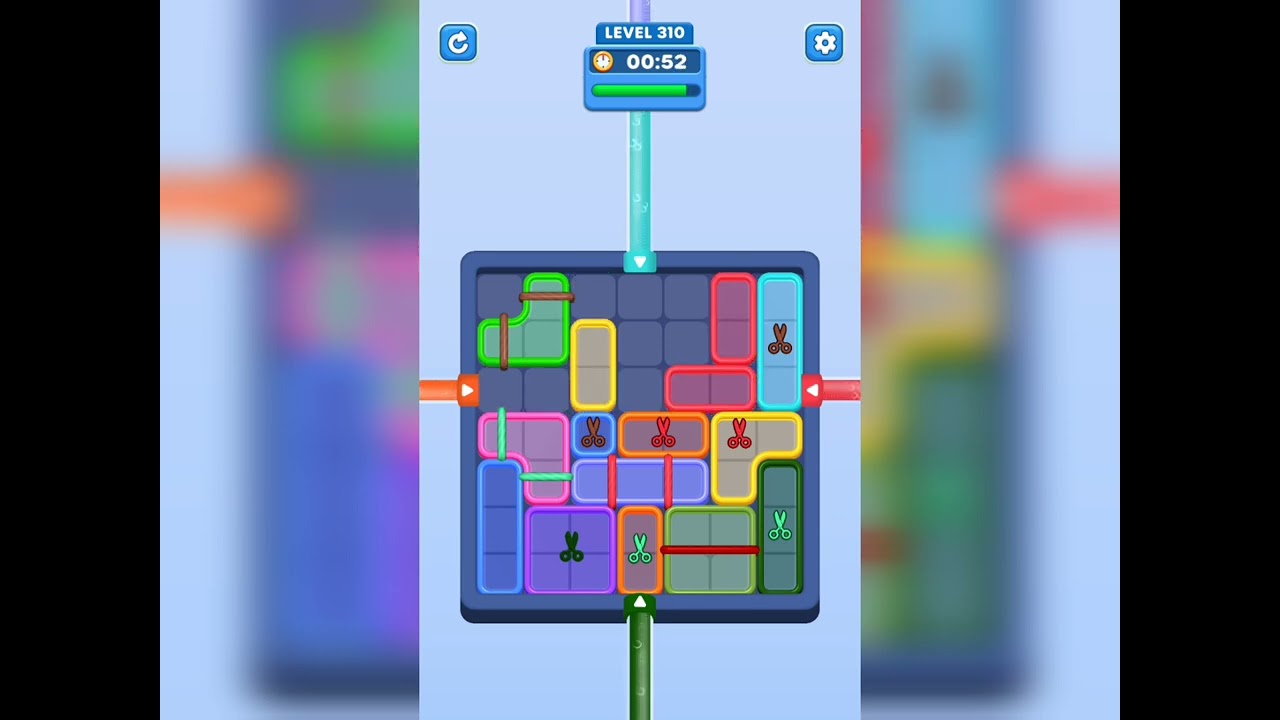 Water out puzzle Level 310 Solution Walkthrough