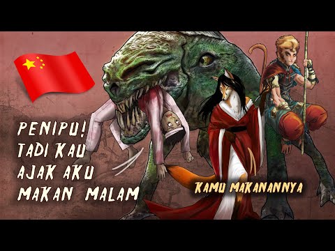 Jenis Makhluk Mitologi China & Ilustrasinya #HORORTIME |Taotie, Sun Go Kong Kera Sakti