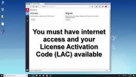 Activate Your Fiery XF License