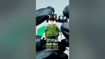 ☠️ How to Build LEGO Military MOC Minifigure 【CUSTOM】LEGO Adrian Shephard SEMBO Block  乐高 ЛЕГО 레고 レゴ