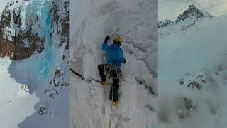 Revelamos el secreto mejor guardado de la región del Bio Bio - Escalada en hielo