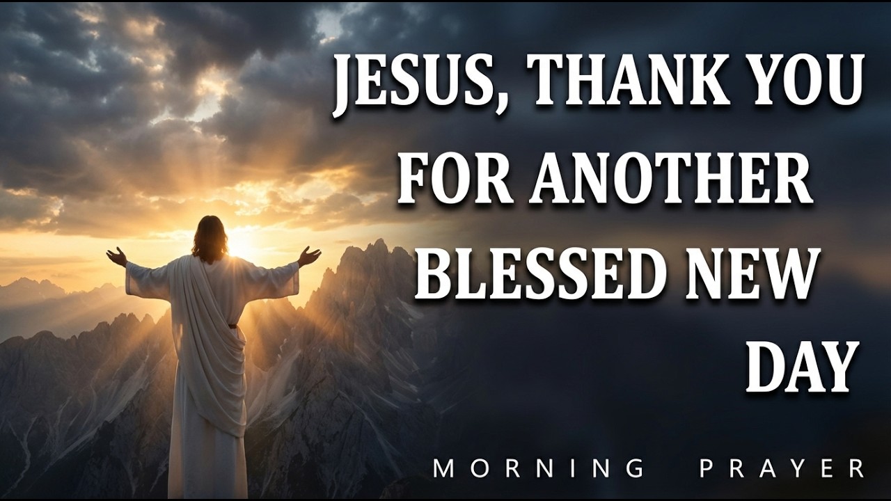 Jesus🕊️ Thank You for Another Blessed New Day | Morning Prayer