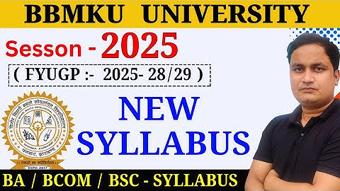 BBMKU - New Syllabus 2025-28/BA,BSC,BCOM/by vicky sir 