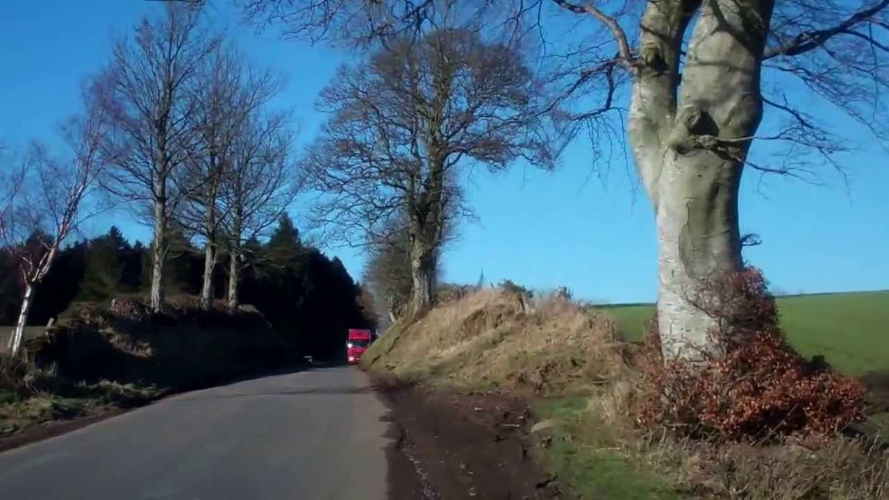 February Afternoon Drive To New Alyth Perthshire Scotland - YouTube