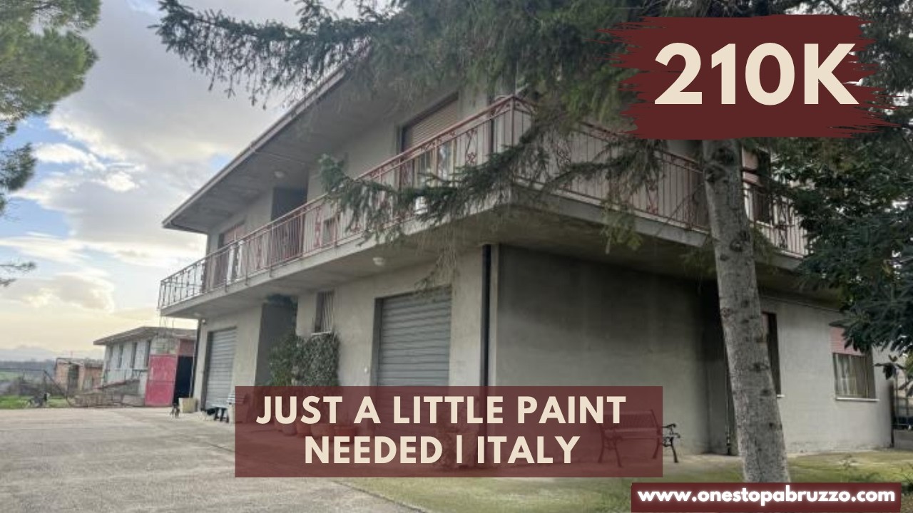 Dream House Deal in Italy with 10,000 sqm Land! 😱 Solar-Powered, Mountain Views & B&B Potential! 🇮🇹