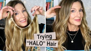 TryItTuesday | Affordable Amazon 'HALO' Hair Extensions!